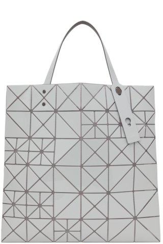 Bao Bao Issey Miyake: Grey Lucent Pixel Tote | SSENSE UK