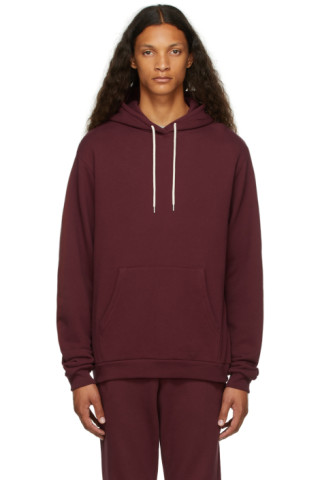 John Elliott: Burgundy Beach Hoodie 