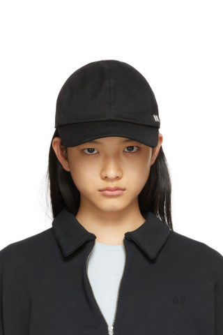 Black Logo Baseball Cap by TOTEME on Sale