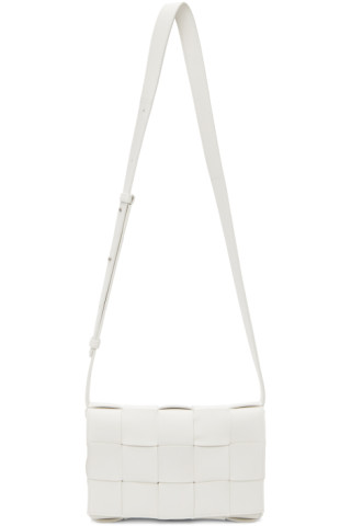 Cassette Mini Intrecciato Leather Crossbody Bag