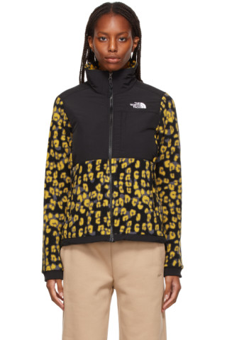 leopard yellow north face