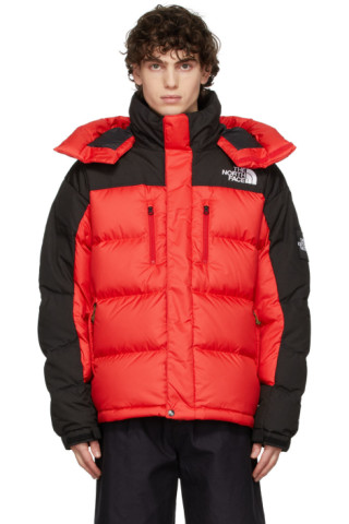 Red & Black Down Himalayan Jacket by The North Face on Sale