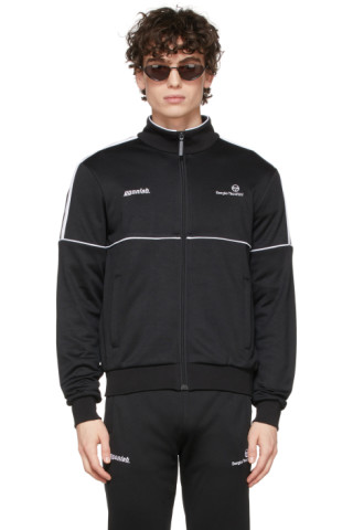 Black Sergio Tacchini Edition Welcome Zip-Up Track Jacket by EGONlab on ...