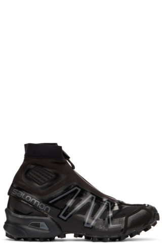 Black Snowcross Sneakers Salomon on Sale