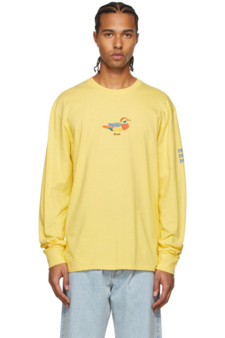 Noah: Yellow Duck Long Sleeve T-Shirt | SSENSE Canada