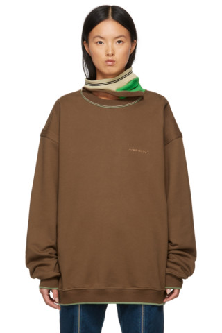 Y/Project - Brown Three Neck Sweatshirt