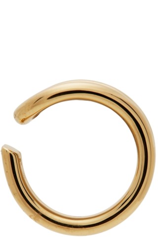 RÄTHEL & WOLF: Gold Yuri Ear Cuff | SSENSE