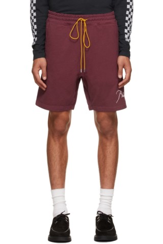 sweat shorts maroon