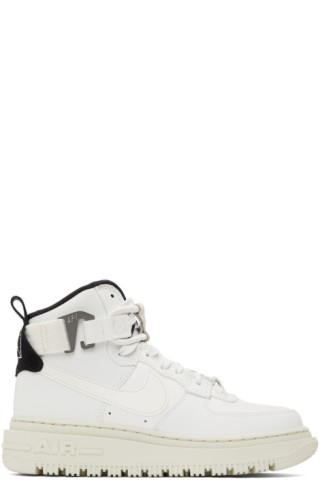 Nike: White Air Force 1 High Utility 2.0 High Sneakers