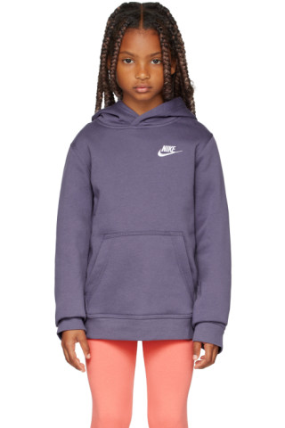 Kids Purple Sportswear Club Hoodie by Nike | SSENSE UK