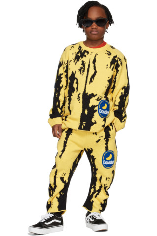 Kids Yellow & Black Banana Sweater by doublet on Sale Kids Yellow & Black Banana Sweater by doublet on Sale