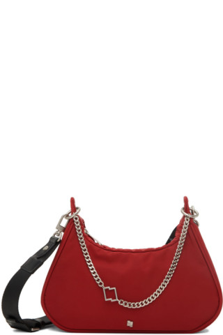 ADER error: Red Tetris Chain Shoulder Bag | SSENSE UK