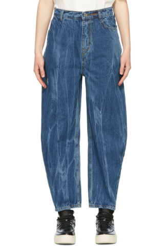 ADER error: Blue Bump Jeans | SSENSE