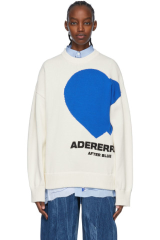 ADER error: Off-White Cotton Sweater | SSENSE