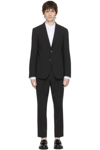 BOSS: Black Polyester Suit | SSENSE