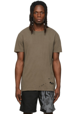 Ksubi: Brown Sioux T-Shirt | SSENSE