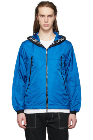 Moncler: Blue Junichi Rain Jacket | SSENSE