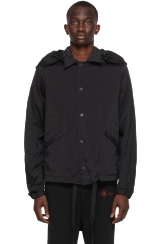 BED J.W. FORD: Black Coach Jacket | SSENSE