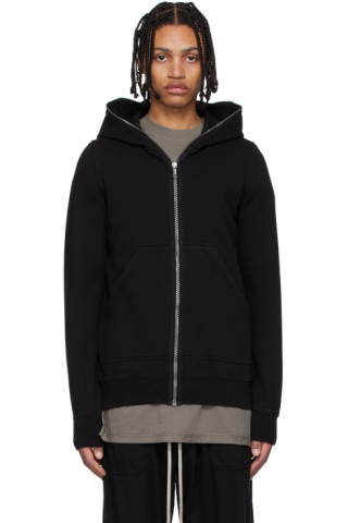 Black Gimp Hoodie by Rick Owens DRKSHDW on Sale