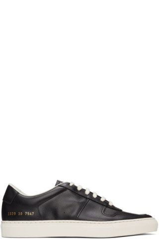 Common Projects: Black BBall Summer Edition Low Sneakers | SSENSE Canada