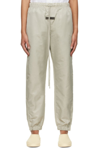 Green Nylon Track Pants by Fear of God ESSENTIALS on Sale