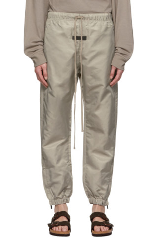 Taupe Nylon Track Pants by Fear of God ESSENTIALS on Sale