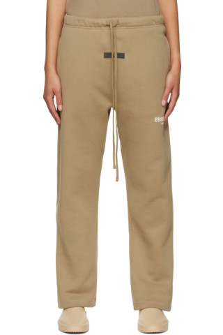 Tan Cotton Lounge Pants by Fear of God ESSENTIALS on Sale
