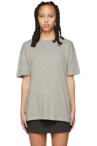 Three-Pack Grey Jersey T-Shirts by Fear of God ESSENTIALS on Sale
