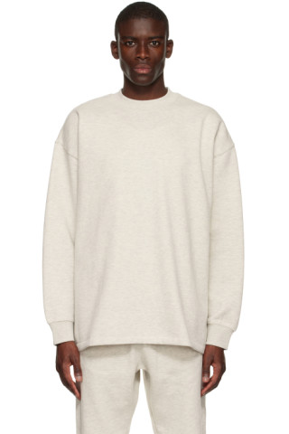 Off-White Relaxed Sweatshirt by Fear of God ESSENTIALS on Sale
