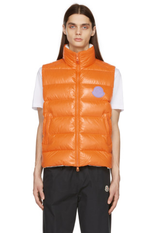 Moncler Genius: Orange Parken Vest | SSENSE