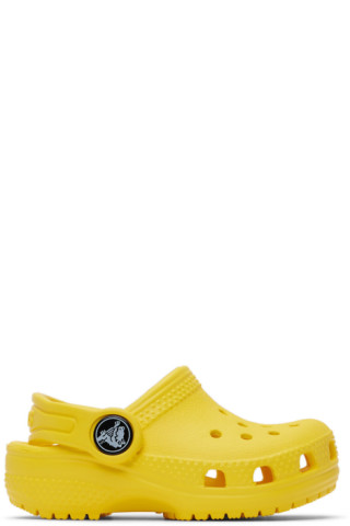 Baby crocs yellow clearance