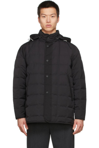 Theory: Black Down Ian Jacket | SSENSE UK