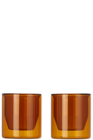 Yield 6oz Double Wall Glasses (Amber - Set of 2)