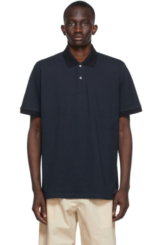 Meta Campania Collective: Navy Frank Polo | SSENSE