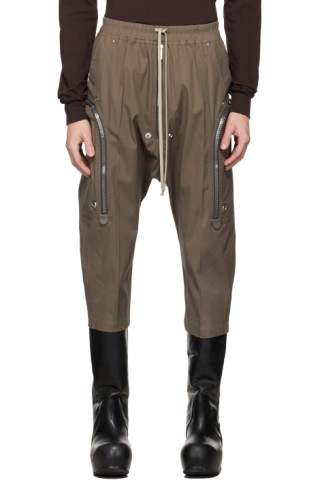 Rick Owens: Taupe Bauhaus Bela Cargo Pants | SSENSE