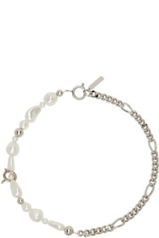 Justine Clenquet: Silver Charly Choker | SSENSE Canada