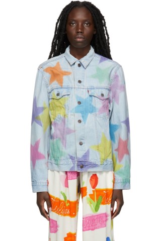 Collina Strada: Multicolor Levi's Edition Denim Jacket | SSENSE