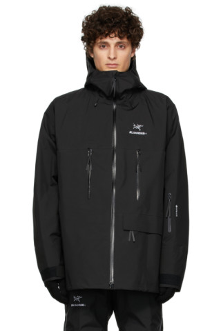 Jil Sander: SSENSE UK Exclusive Black Arc'Teryx Edition Gore-Tex Shell ...