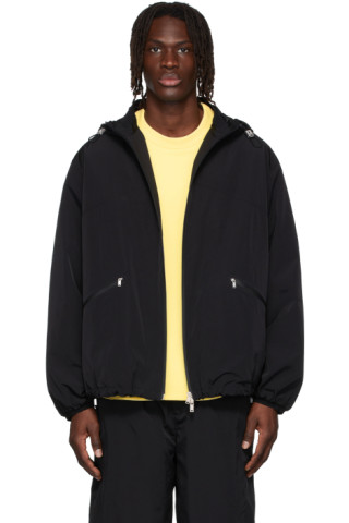 Jil Sander: Black Nylon Jacket | SSENSE