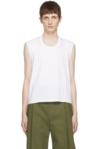 rito structure: White Cotton T-Shirt | SSENSE