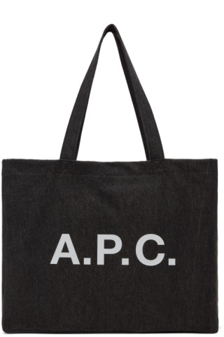 Black Diane Tote by A.P.C. on Sale