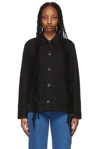 A.P.C.: Black Silvana Jacket | SSENSE