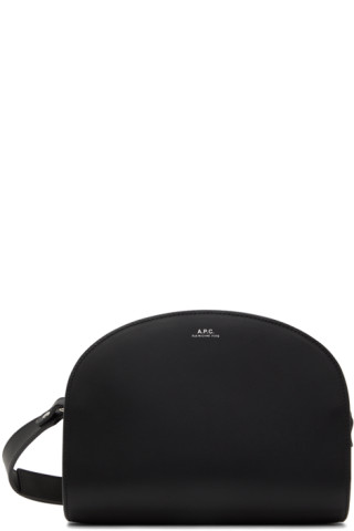 A.P.C. Demi-lune Messenger Bag in Black for Men