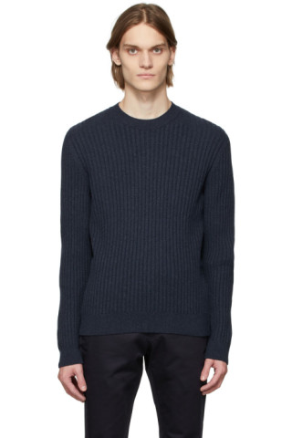 A.P.C.: Navy Fabien Sweater | SSENSE