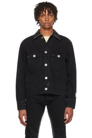 Lanvin: Black Gallery Dept. Edition Denim Jacket | SSENSE Canada