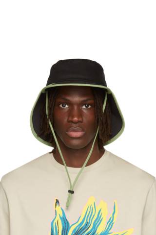 Black Cotton Fisherman Hat by Paul Smith on Sale