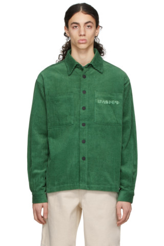 Brain Dead: Green Trademark Shirt | SSENSE