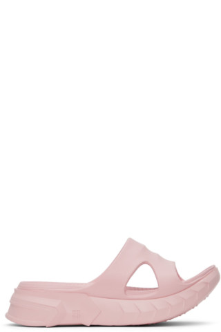 Givenchy: ピンク Marshmallow サンダル | SSENSE 日本