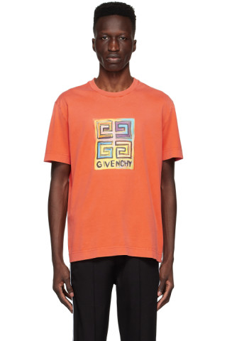 Orange 4G Sun T-Shirt by Givenchy on Sale