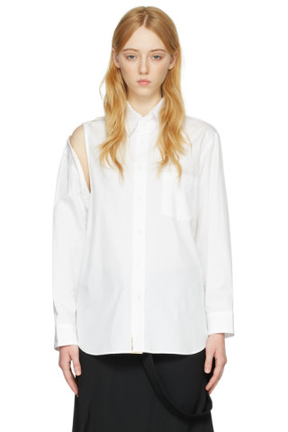 Regulation Yohji Yamamoto: White Cotton Shirt | SSENSE